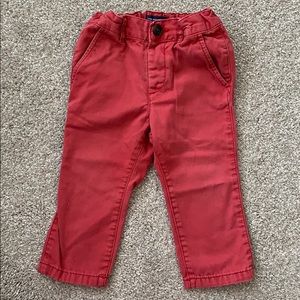 Children’s place red twill pants